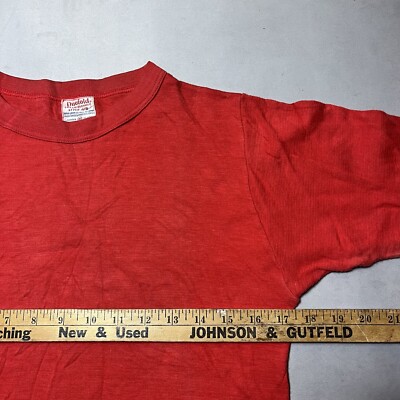 Vintage 50s 60s Duofold Thermal Shirt Sweatshirt Size 40 Made in