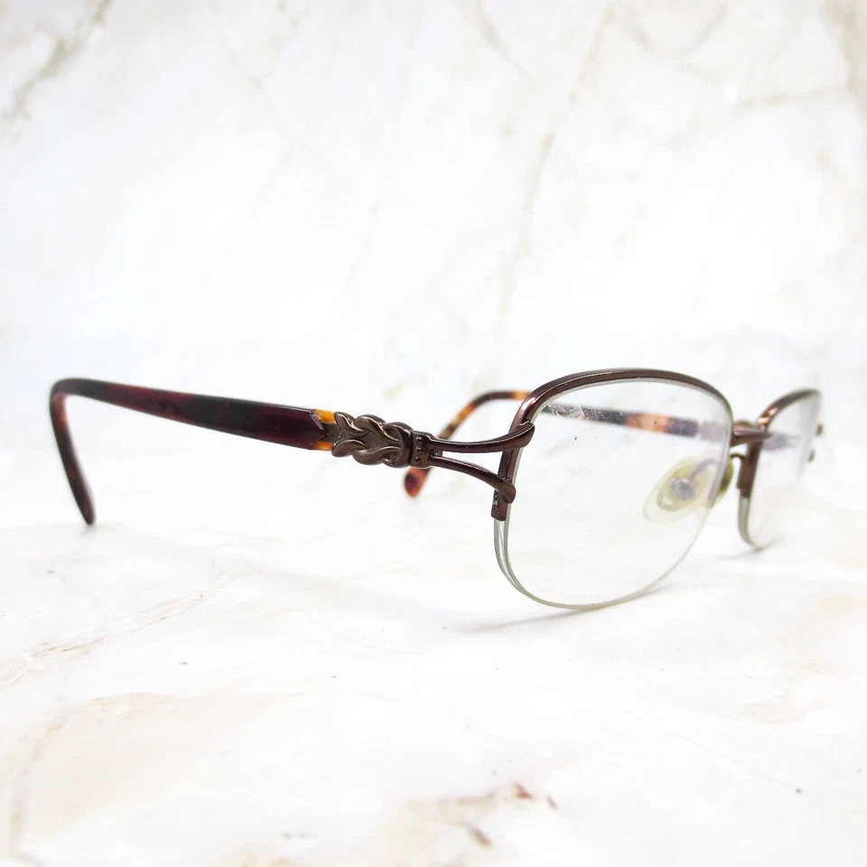 Catherine Deneuve Eyeglasses Frame CD-330 Unisex Brown Rectangular 52-18-135 - Image 2 of 4