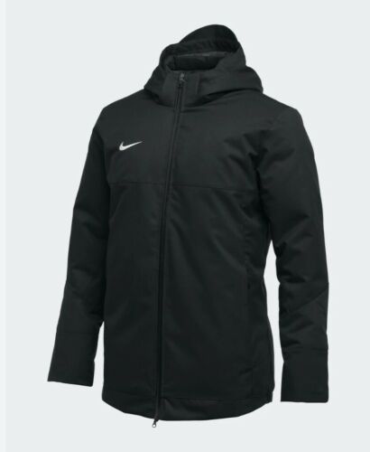 Nike Team Training Men's Down Fill Parka Jacket Black 915036-010 Size XXS | eBay