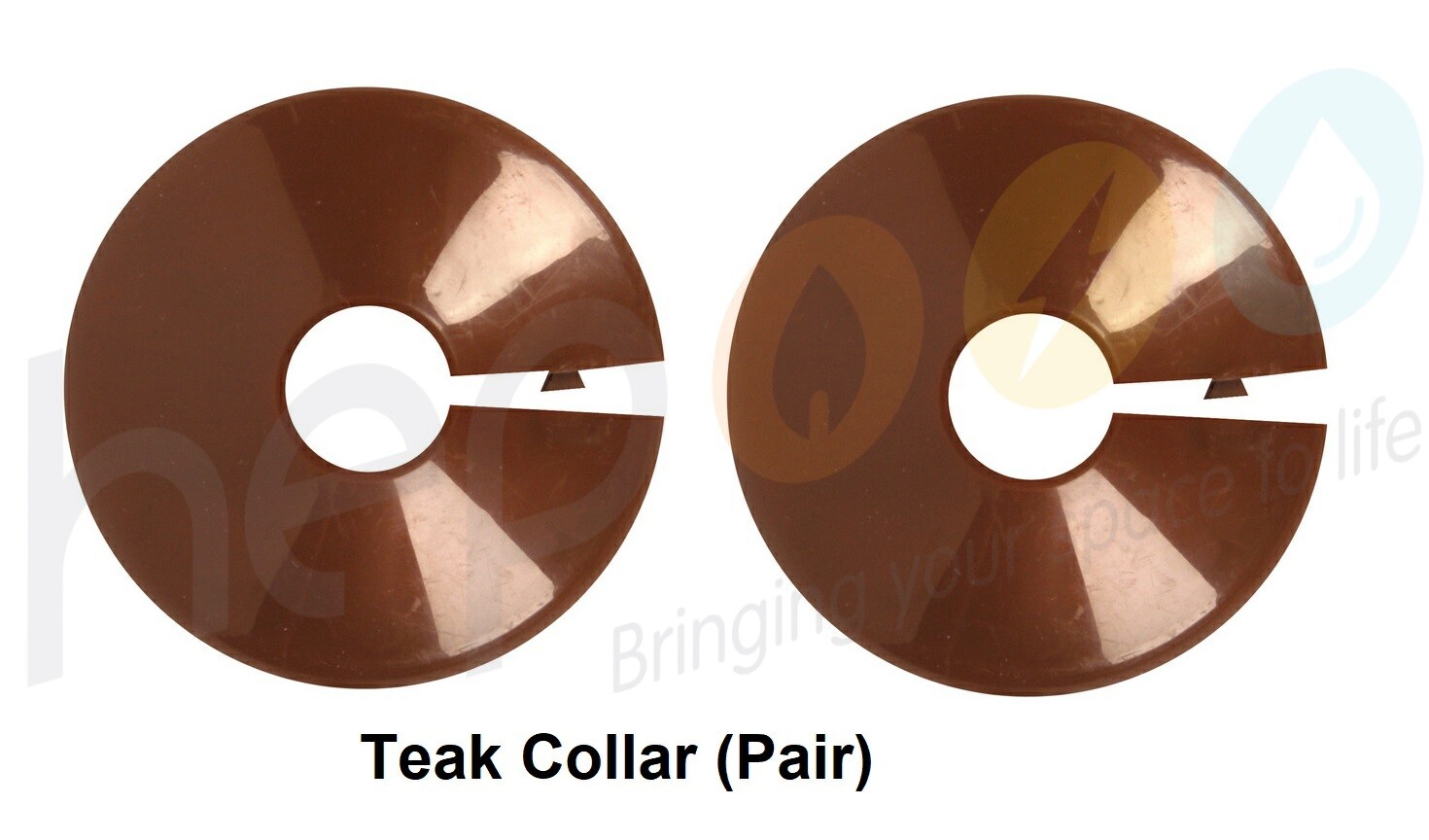 Talon Radiator Pipe Collars Cover For 15mm Pipes Various Colours (Pair