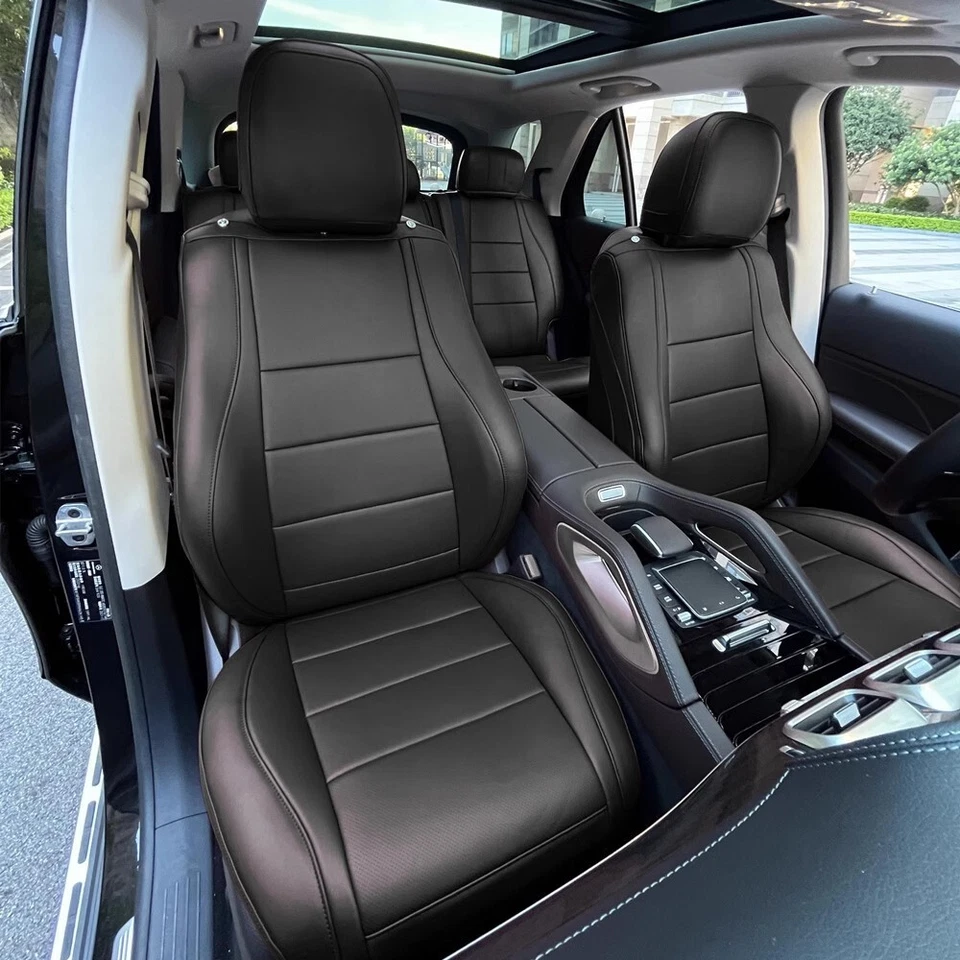 MOTOPTES 定制汽车皮革保护套 适用于 2016 - 2024 MERCEDES-BENZ GLE350 450 550 580 — 第 3/4 张图片