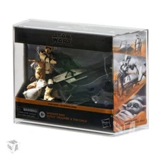 1 x GW Acrylic Case- 6" Star Wars Black Series Scout Trooper & Child (BSC-007)