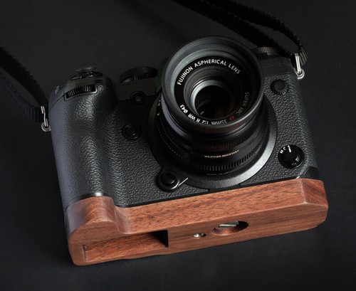 Handmade Natural Wooden Wood Base Plate Handle Grip for Fujifilm X-H1 XH1 Camera - Picture 3 of 14