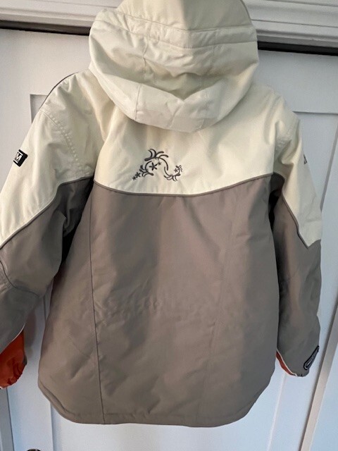 Ski-Doo Team BRP Gray/Orange/cream insulated Snowmobile Jacket