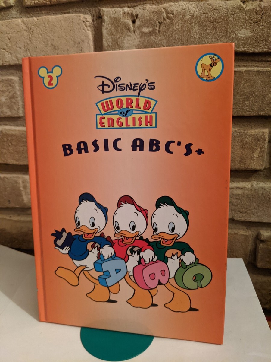 Disney's World Of English Lot of 5 Basic ABC's+ Hardcover 1-5 ESL