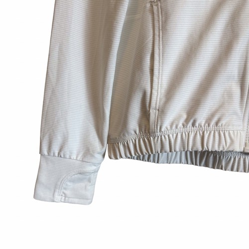 Athleta Girls Size Large 12 White Mavericks Pockets Hood Full Zip Up Jacket - Picture 3 of 10