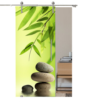 Glasschiebetür Digitaldruck 1048-1-ST ''Balance 2'' auf 8 mm ESG konfigurierbar