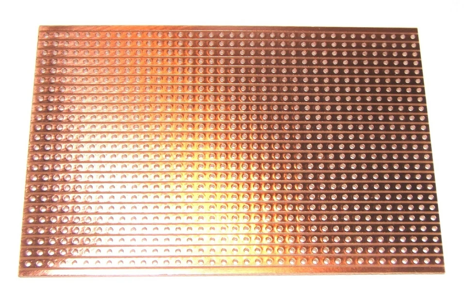 RK EDUCATION UTRONIX LIMITED VERO BOARD PROTOTYPING COPPER STRIP BOARD 64mm x 95mm