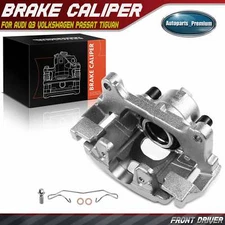 1Pc Front Left Disc Brake Caliper w/Bracket for Audi Q3 Volkswagen Passat Tiguan
