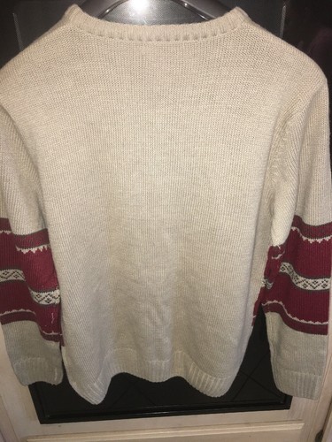 Proto Collection Knit Wear 50 Wool 15% Acrylic85% Sweater Long Sleeve Mens - Picture 3 of 5