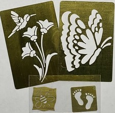 Lasting Impressions, Darice  other Brass Embossing Stencil Template Sets
