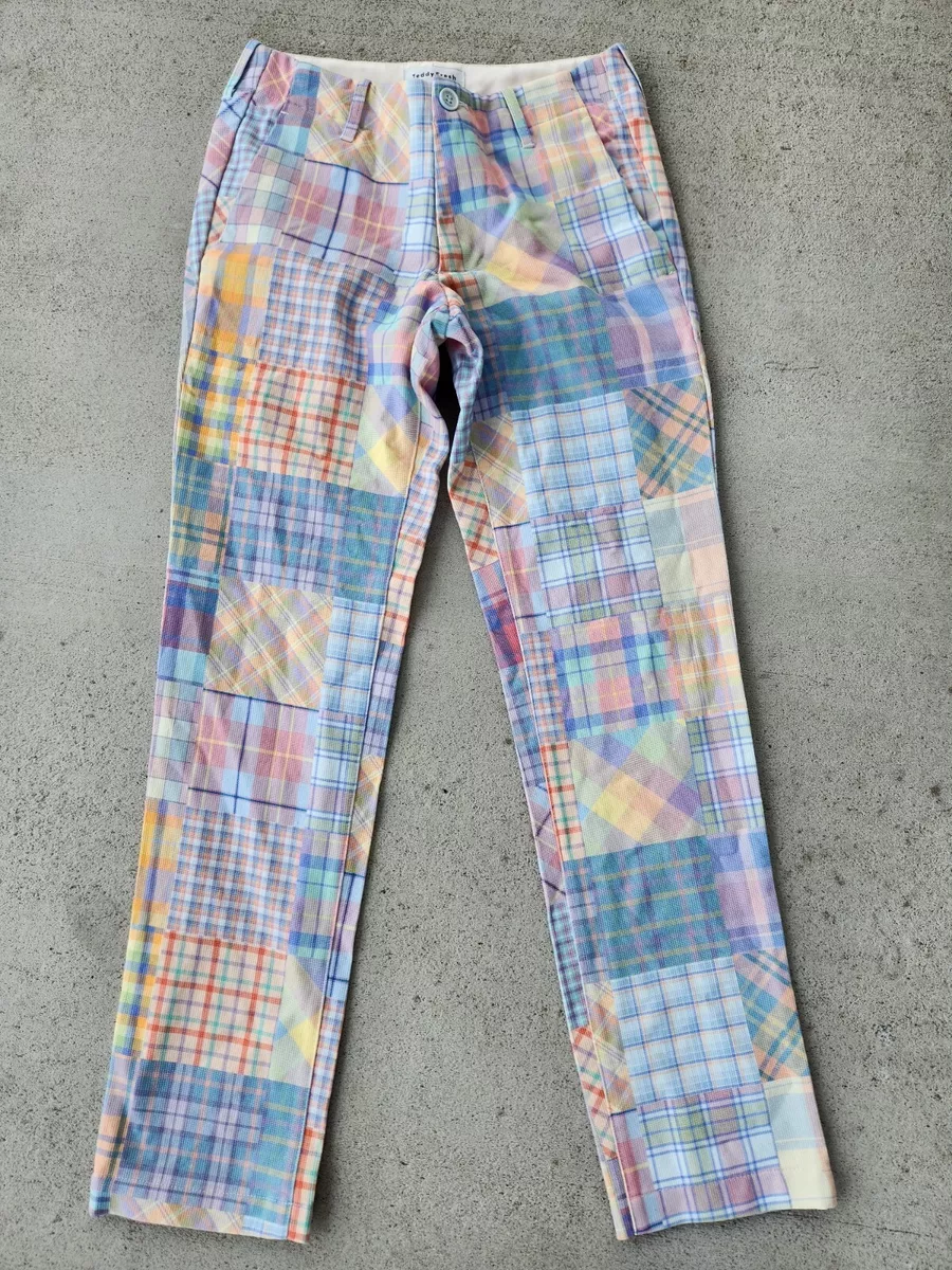 Pastel plaid deals pants