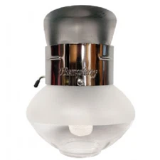Humphrey Indoor Propane Gas Light Flat Chrome 9FL uses preformed mantles USA