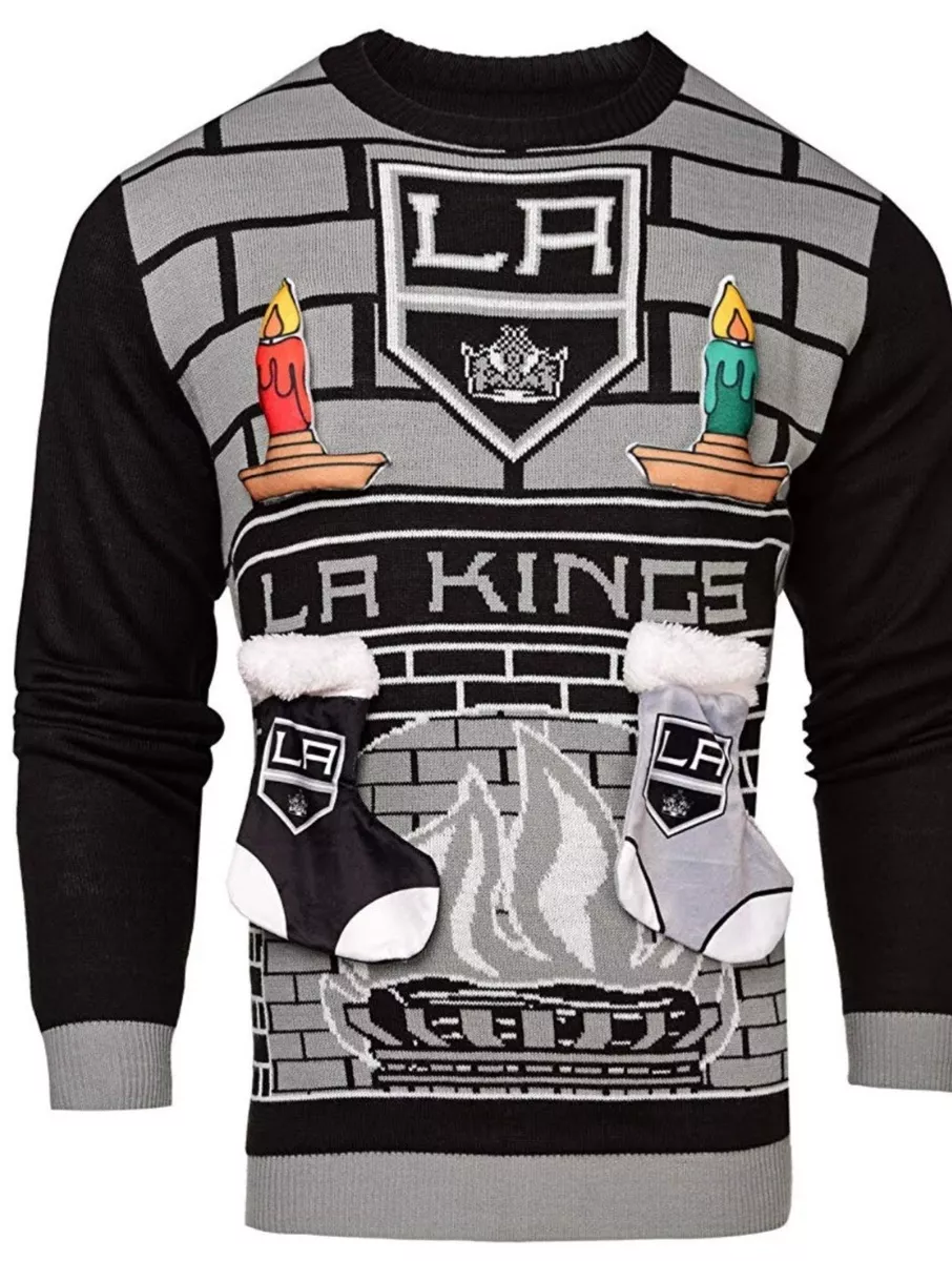 Official Los Angeles Kings crew neck ugly Christmas