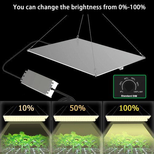 Luce di Coltivazione LED Dimmerabile 1500W Luce di Coltivazione a Spettro Completo Alta per Piante da Interno - Foto 4 di 16
