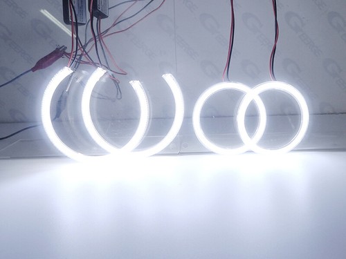 For Mitsubishi PAJERO IV MONTERO Ultra bright COB Led Angel Eyes Kit Halo Rings - Picture 10 of 13