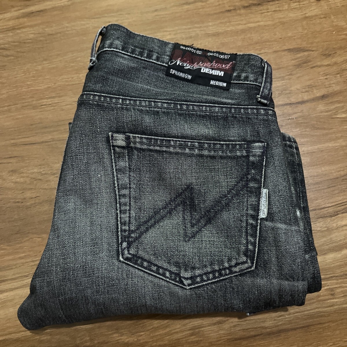 NEIGHBORHOOD SAVAGE LEVEL-4 07EX デニム M RARE VTG Neighborhood Selvedge Savage Level 4 07EX Size 34x32