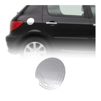 Tankdeckel Blenden Tankverschluss FüR Peugeot 307 2001-2008 Edelstahl Chrom