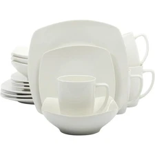 Buffet Porcelain Chip and Scratch Resistant Dinnerware Plates Bowls Mugs Service