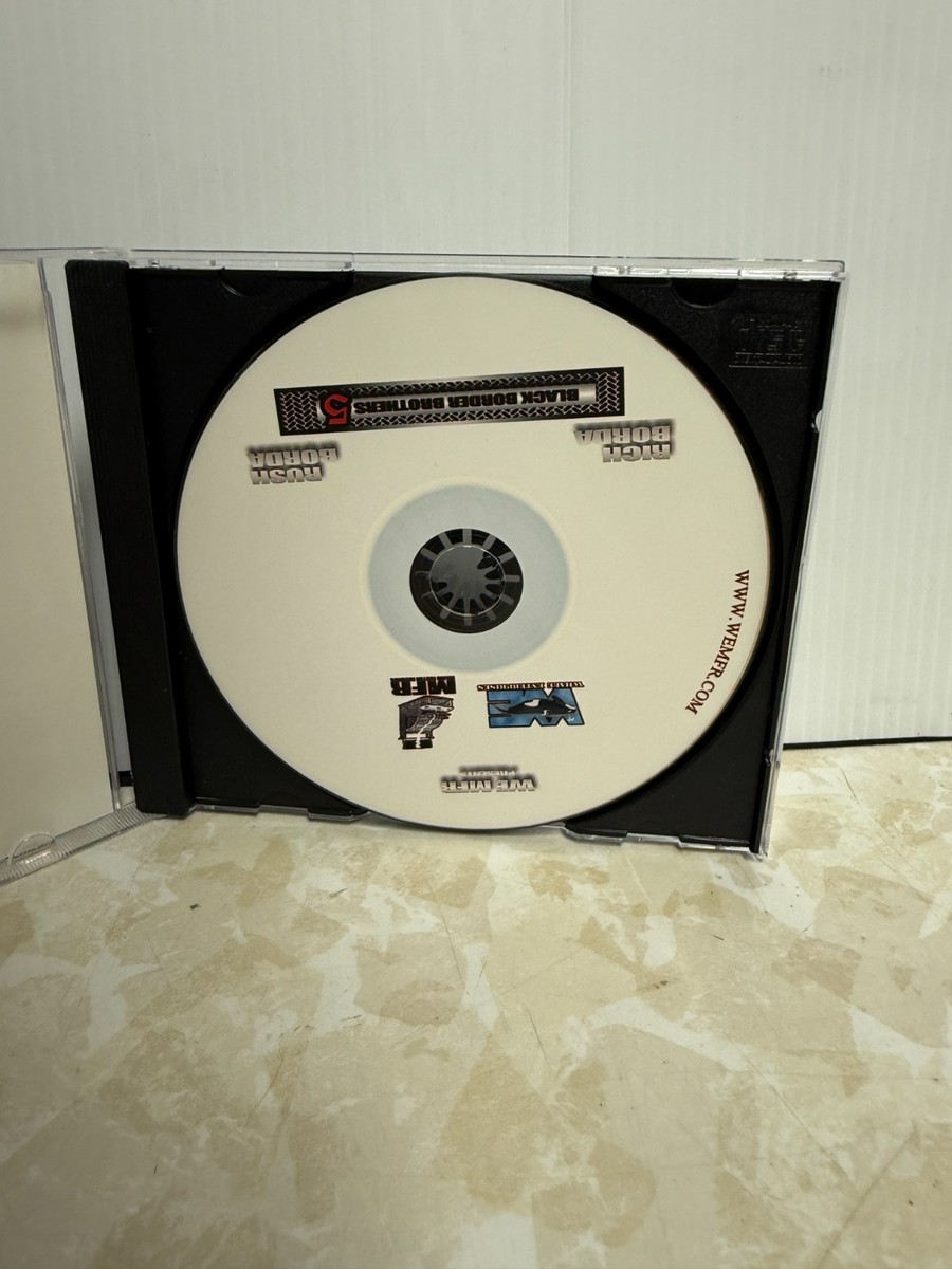 Rich The Factor & Rush Borda Black Border Brothers 5 CDr Rare KC
