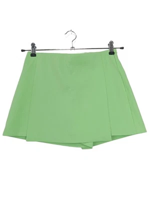 ZARA Skort Dames Pantalon court T EU 36 vert fluo élégant - Photo 1/4