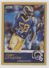 2019 Score Gold Zone 11/50 Cory Littleton #300 2qw
