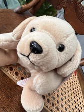 Ty Beanie Babies Fetch Dog Plush Toy Golden Retriever Birthday 2/4/1997