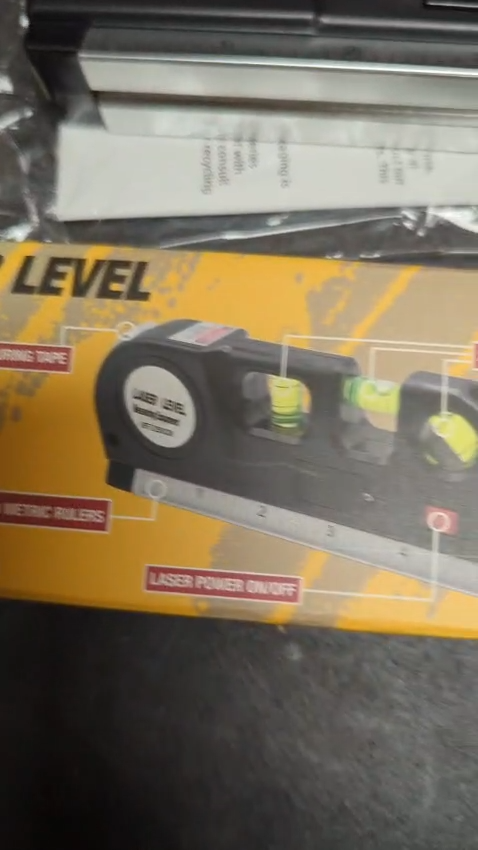 Laser Level Multi Tool, Multipurpose Cross Line Laser leveler Kit 8ft/2.5M
