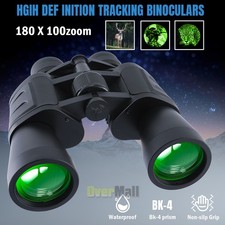 180x100 HD Military Zoom Powerful Binoculars Day/Low Night Optics Hunting  Case