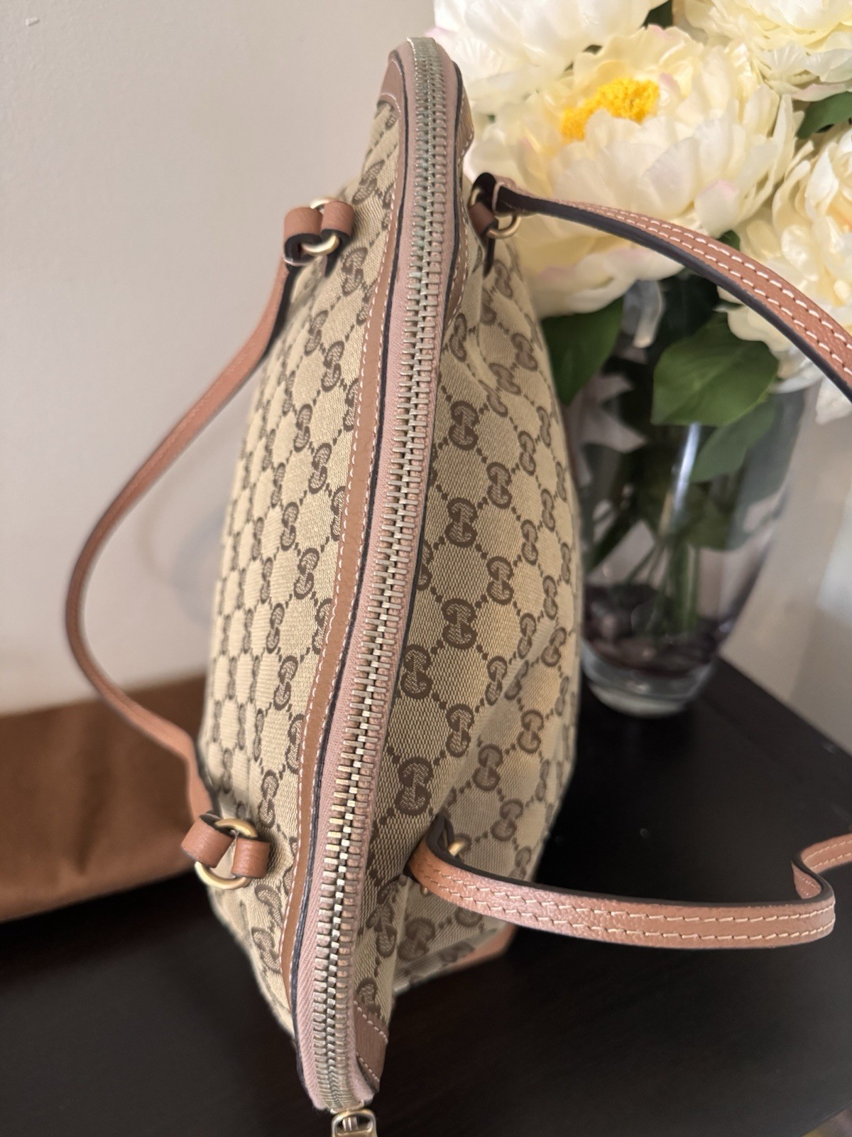 Authentic Gucci Monogram Brown Bree Shoulder Bag … - image 8