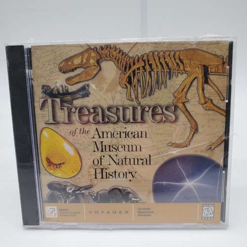 Treasures of the American Museum Of Natural History CD ROM Voyager Sealed - Picture 1 of 7