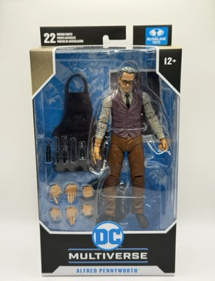 McFarlane DC Multiverse Alfred Pennyworth figure Batman v Superman Movie In Hand