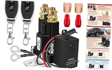 Battery Disconnect Switch 12V Remote Battery Kill Switch Anti 500A Upgrade