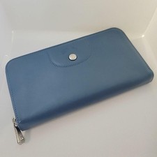 LONGCHAMP with box Long wallet with navy zipper