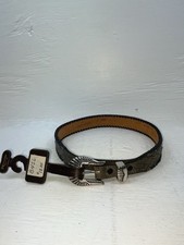 New Blue Genuine Leather Nocona Weaved 28 Belt B456 NN-71