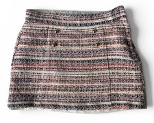 Janie and Jack Skirt size 6 Multicolored Striped Tapestry Mini A-Line Fancy