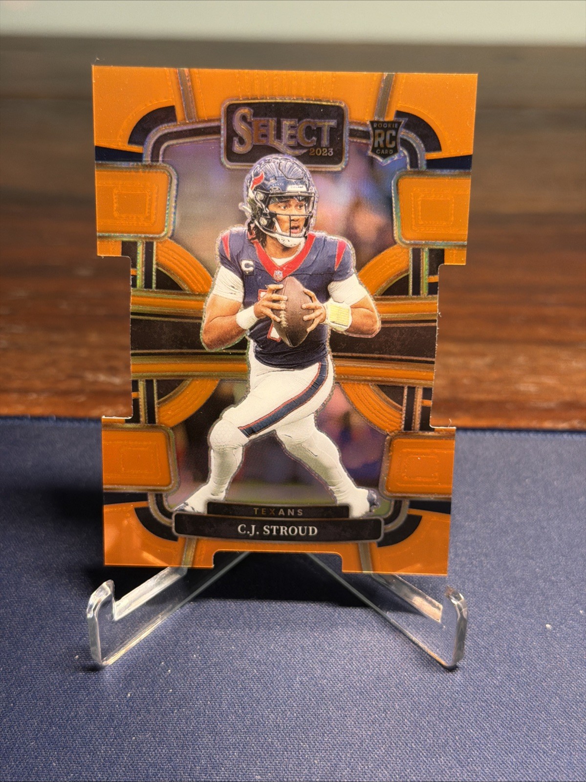 2023 Panini Select - Concourse C.J. Stroud #41 Orange Prizm Die-Cut /499 (RC)
