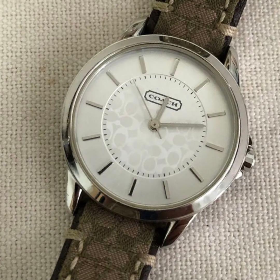 Coach Signature Quartz Watch 31mm Used Unisex Accessories