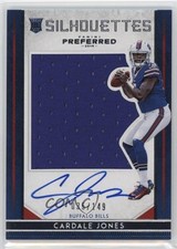 2016 Panini Preferred Rookie Silhouettes 35/149 Cardale Jones #72 Auto 0c6