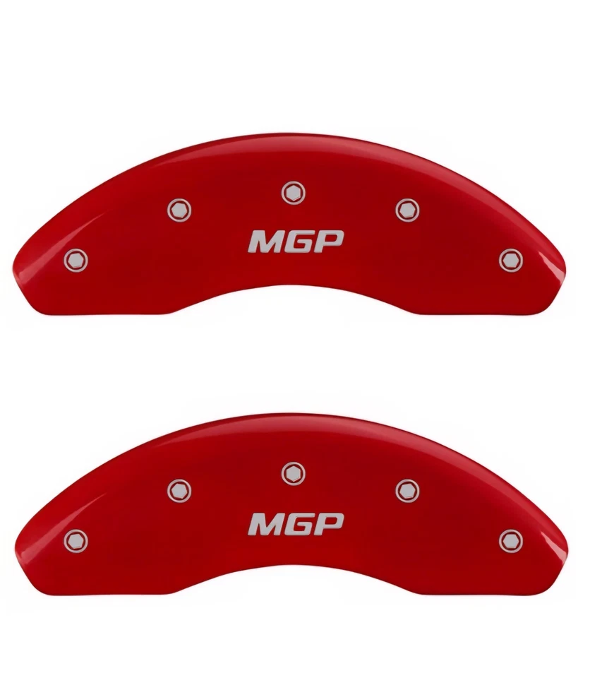 Cubiertas de pinza de freno rojas MGP 28180SMGPRD para Hyundai Sonata 2015-2019 Foto 2 de 4
