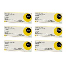 6 Months Supply Loratadine Hayfever & Allergy Relief 10mg Tablets (30x6) GSL