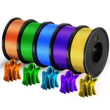 1.75 MM Filament Accuracy 0.02mm 5 Color Bundle Print Filament