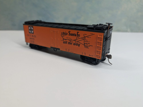 Walthers 932-2404 HO 40' DS madera caja refrigerada coche Santa Fe #26072 ruedas de metal | Zustand: Used