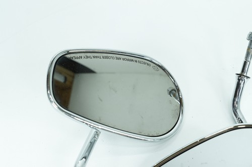 1989 Harley Softail Heritage OEM Left Right Rear View Mirror 91875-82, 91892-82 - Picture 3 of 13