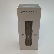 Olight Odin Mini Desert Tan 1,250 Lumen 240m Throw Tactical WML M-LOK Flashlight