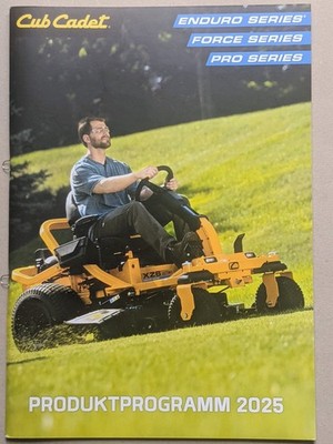 CUB CADET 2025  Zero-Turn Mäher Rasenmäher Aufsitzmäher Traktoren Prospekt