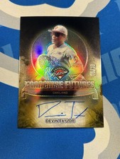 2025 Prospect Edition Devin Taylor Franchise Futures On Card Auto GOLD /10 A's