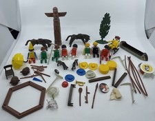 Playmobil Western Figures Accessories Cowboy Horse Indian 1970 s Vintage Toys
