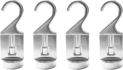 Cooks Standard Hooks, 4 Pack Aluminum Ceiling Hooks for Pot Rack, 30 Lbs Max Loa