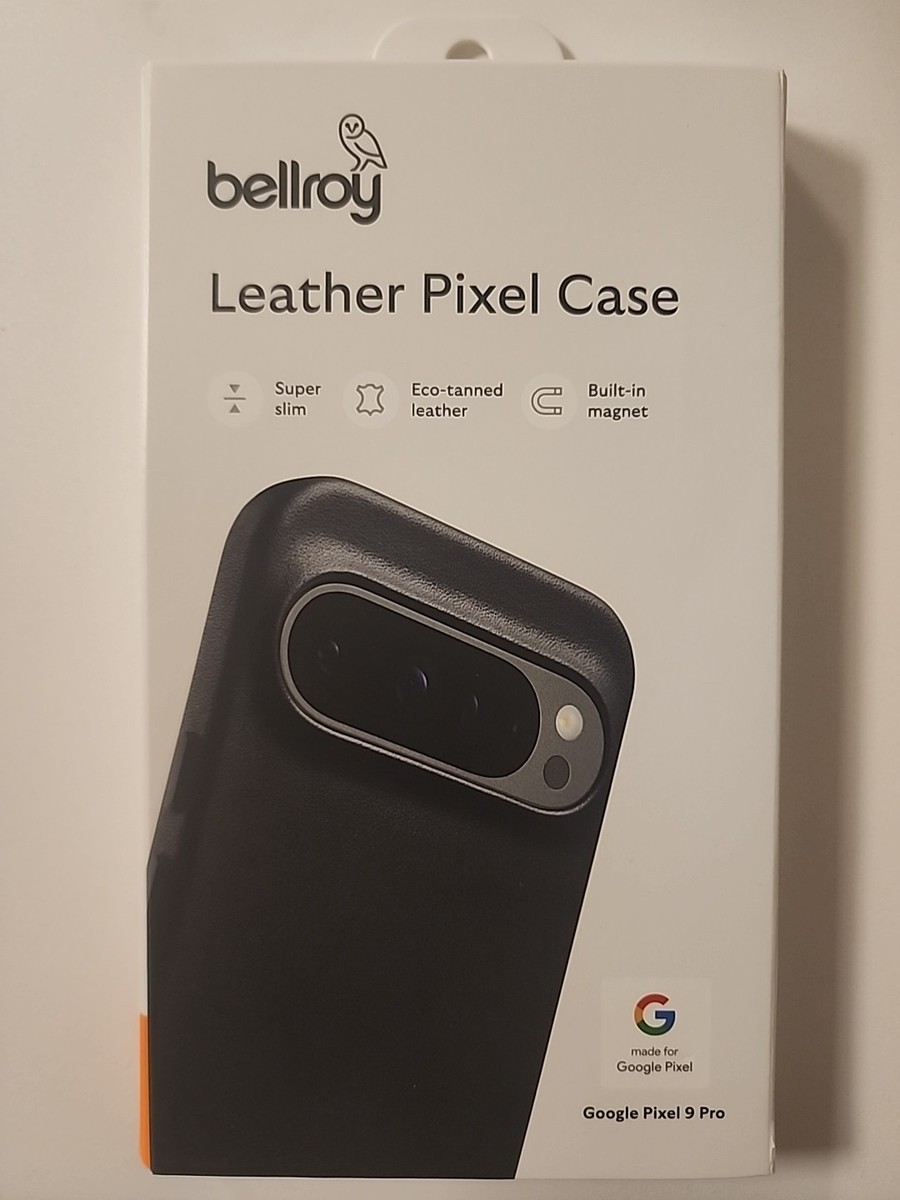 Bellroy Leather Case Pixel Pro-Black-New-Magsafe Compatible